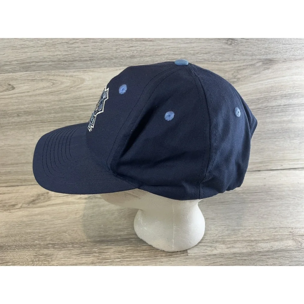 Vtg Logo 7 North Carolina UNC Tar Heels Snapback Hat‎ Cap Adult OSFM Embroidered